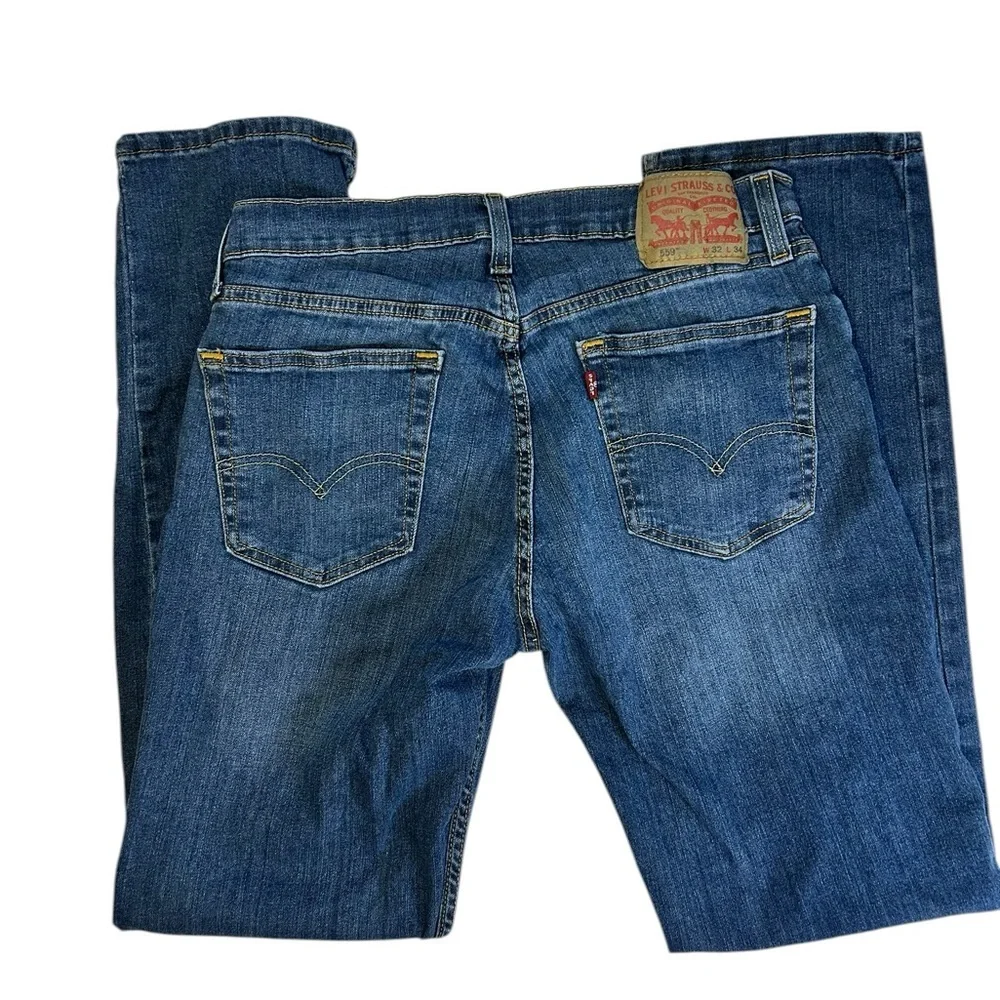 Levi’s 559 Relaxed Straight Jeans Mens Medium Wash Denim Classic Fit